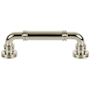 Top Knobs Cranford 3-3/4 Inch Center to Center Handle Cabinet Pull Polished Nickel