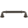 Top Knobs Cranford 5-1/16 Inch Center to Center Handle Cabinet Pull Ash Gray