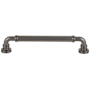 Top Knobs Cranford 6-5/16 Inch Center to Center Handle Cabinet Pull Ash Gray