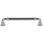 Top Knobs Cranford 6-5/16 Inch Center to Center Handle Cabinet Pull Polished Chrome