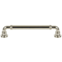 Top Knobs Cranford 6-5/16 Inch Center to Center Handle Cabinet Pull Polished Nickel