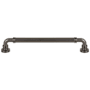 Top Knobs Cranford 7-9/16 Inch Center to Center Handle Cabinet Pull Ash Gray