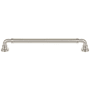 Top Knobs Cranford 8-13/16 Inch Center to Center Handle Cabinet Pull Brushed Satin Nickel