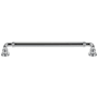 Top Knobs Cranford 8-13/16 Inch Center to Center Handle Cabinet Pull Polished Chrome