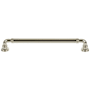 Top Knobs Cranford 8-13/16 Inch Center to Center Handle Cabinet Pull Polished Nickel
