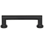 Top Knobs Morris 3-3/4 Inch Center to Center Handle Cabinet Pull Flat Black