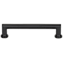 Top Knobs Morris 5-1/16 Inch Center to Center Handle Cabinet Pull Flat Black