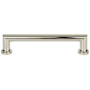 Top Knobs Morris 5-1/16 Inch Center to Center Handle Cabinet Pull Polished Nickel