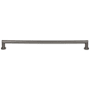 Top Knobs Morris 12 Inch Center to Center Handle Cabinet Pull Ash Gray