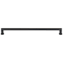 Top Knobs Morris 12 Inch Center to Center Handle Cabinet Pull Flat Black