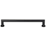 Top Knobs Morris 12 Inch Center to Center Handle Appliance Pull Flat Black