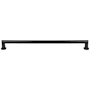 Top Knobs Morris 18 Inch Center to Center Handle Appliance Pull Flat Black