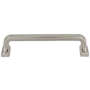 Top Knobs Harrison 5-1/16 Inch Center to Center Handle Cabinet Pull Brushed Satin Nickel