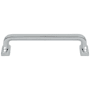 Top Knobs Harrison 5-1/16 Inch Center to Center Handle Cabinet Pull Polished Chrome