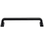 Top Knobs Harrison 6-5/16 Inch Center to Center Handle Cabinet Pull Flat Black