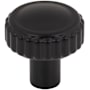 Top Knobs Holden 1-1/4 Inch Mushroom Cabinet Knob from the Coddington Collection Flat Black