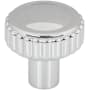 Top Knobs Holden 1-1/4 Inch Mushroom Cabinet Knob from the Coddington Collection Polished Chrome