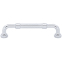 Top Knobs Holden 5-1/16 Inch Center to Center Bar Cabinet Pull from the Coddington Collection Polished Chrome