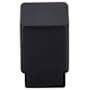 Top Knobs Tapered 3/4 Inch Square Cabinet Knob from the Sanctuary Collection Flat Black