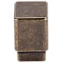 Top Knobs Tapered 3/4 Inch Square Cabinet Knob from the Sanctuary Collection German Bronze