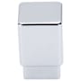 Top Knobs Tapered 3/4 Inch Square Cabinet Knob from the Sanctuary Collection Polished Chrome