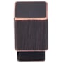 Top Knobs Tapered 3/4 Inch Square Cabinet Knob from the Sanctuary Collection Tuscan Bronze