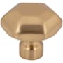 Top Knobs Dustin 1-1/4 Inch Geometric Cabinet Knob from the Coddington Collection Honey Bronze