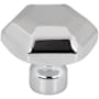 Top Knobs Dustin 1-1/4 Inch Geometric Cabinet Knob from the Coddington Collection Polished Chrome