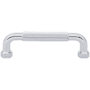 Top Knobs Dustin 3-3/4 Inch Center to Center Bar Cabinet Pull from the Coddington Collection Polished Chrome
