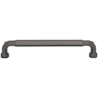 Top Knobs Dustin 6-5/16 Inch Center to Center Bar Cabinet Pull from the Coddington Collection Ash Gray