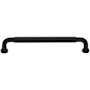 Top Knobs Dustin 6-5/16 Inch Center to Center Bar Cabinet Pull from the Coddington Collection Flat Black