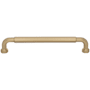 Top Knobs Dustin 6-5/16 Inch Center to Center Bar Cabinet Pull from the Coddington Collection Honey Bronze