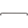 Top Knobs Dustin 12 Inch Center to Center Bar Cabinet Pull from the Coddington Collection Ash Gray