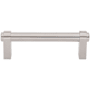 Top Knobs Lawrence 3-3/4 Inch Center to Center Bar Cabinet Pull from the Coddington Collection Polished Nickel