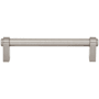Top Knobs Lawrence 5-1/16 Inch Center to Center Bar Cabinet Pull from the Coddington Collection Brushed Satin Nickel