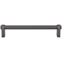 Top Knobs Lawrence 6-5/16 Inch Center to Center Bar Cabinet Pull from the Coddington Collection Ash Gray