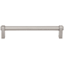 Top Knobs Lawrence 6-5/16 Inch Center to Center Bar Cabinet Pull from the Coddington Collection Brushed Satin Nickel