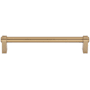 Top Knobs Lawrence 6-5/16 Inch Center to Center Bar Cabinet Pull from the Coddington Collection Honey Bronze