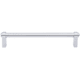 Top Knobs Lawrence 6-5/16 Inch Center to Center Bar Cabinet Pull from the Coddington Collection Polished Chrome