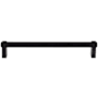 Top Knobs Lawrence 7-9/16 Inch Center to Center Bar Cabinet Pull from the Coddington Collection Flat Black