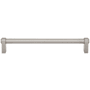 Top Knobs Lawrence 7-9/16 Inch Center to Center Bar Cabinet Pull from the Coddington Collection Brushed Satin Nickel