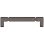Top Knobs Langston 5-1/16 Inch Center to Center Bar Cabinet Pull from the Coddington Collection Ash Gray