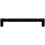 Top Knobs Langston 6-5/16 Inch Center to Center Bar Cabinet Pull from the Coddington Collection Flat Black