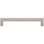 Top Knobs Langston 6-5/16 Inch Center to Center Bar Cabinet Pull from the Coddington Collection Brushed Satin Nickel