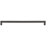 Top Knobs Langston 12 Inch Center to Center Bar Cabinet Pull from the Coddington Collection Ash Gray