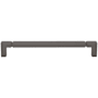 Top Knobs Langston 12 Inch Center to Center Handle Appliance Pull from the Coddington Collection Ash Gray