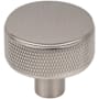 Top Knobs Burnham 1-1/4 Inch Mushroom Cabinet Knob Brushed Satin Nickel