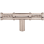 Top Knobs Burnham 3 Inch Bar Cabinet Knob Brushed Satin Nickel