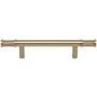 Top Knobs Burnham 3-3/4 Inch Center to Center Bar Cabinet Pull Honey Bronze