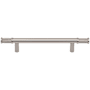 Top Knobs Burnham 5-1/16 Inch Center to Center Bar Cabinet Pull Brushed Satin Nickel
